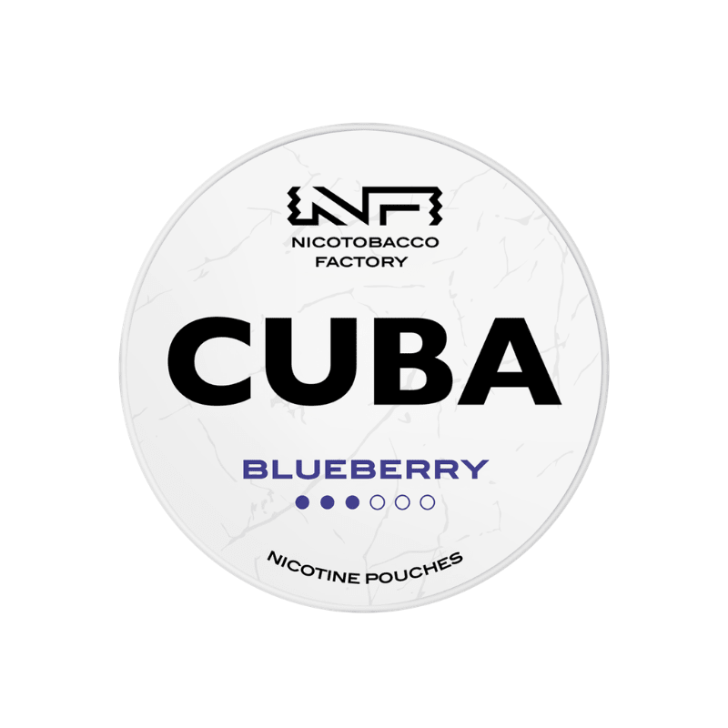 CUBA White Blueberry 16mg │ Nicotine Pouches