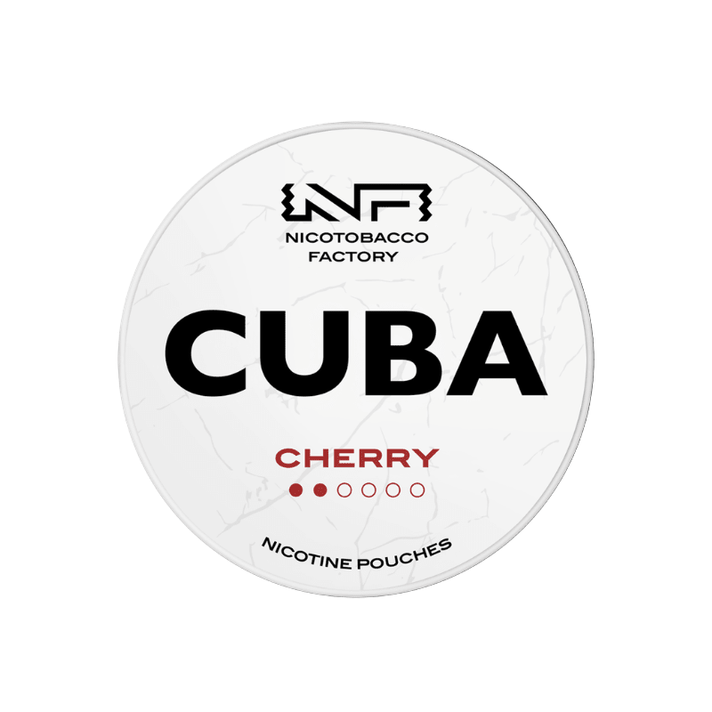 CUBA White Cherry 16mg │ Nicotine Pouches
