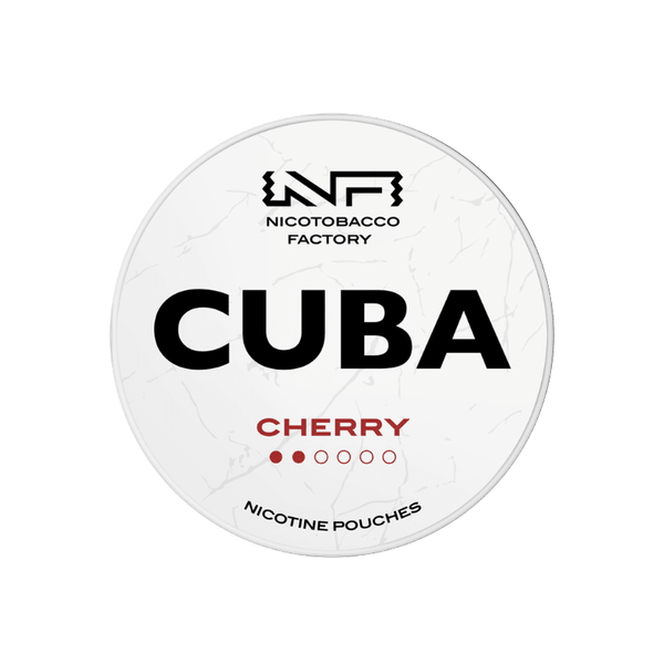 CUBA White Cherry 16mg │ Nicotine Pouches