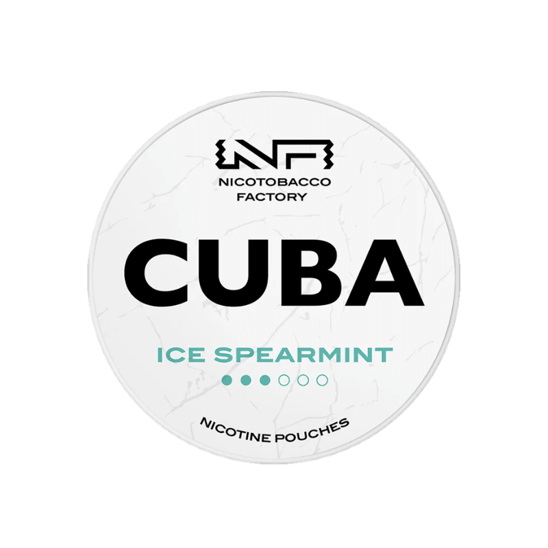 CUBA White Ice Spearmint 16mg │ Nicotine Pouches