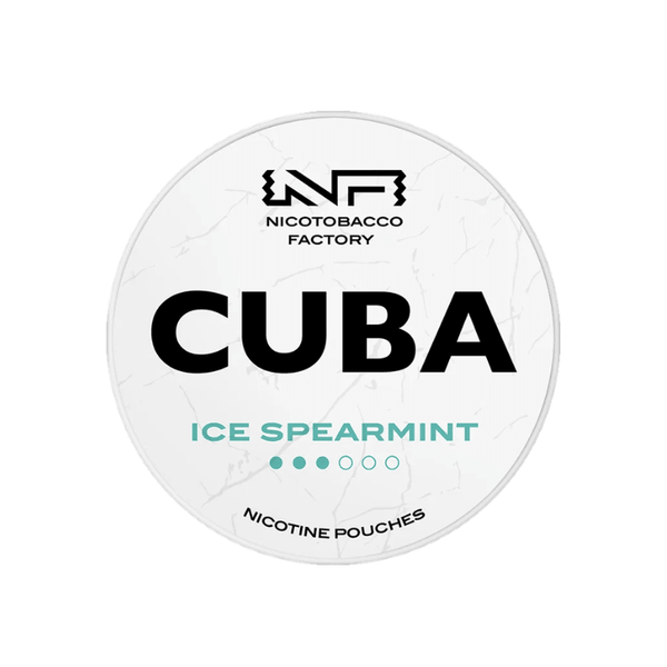 CUBA White Ice Spearmint 16mg │ Nicotine Pouches